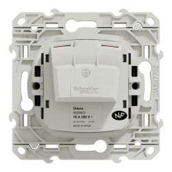 Odace - prise de courant 2P - anthracite - connexions à vis - S540033 Schneider Electric