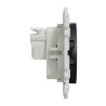 Odace - prise de courant 2P+T - anthracite - à vis - connexion rapide - S540059 Schneider Electric
