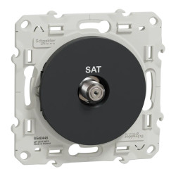 Odace - prise SAT - anthracite - S540446 Schneider Electric