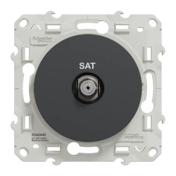 Odace - prise SAT - anthracite - S540446 Schneider Electric