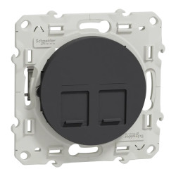 ODACE DBL RJ45 CAT6 STP ANTH - S540486 Schneider Electric