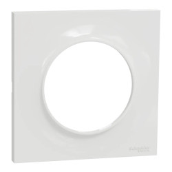 Odace Styl - plaque 1 poste blanc - S520702 Schneider Electric