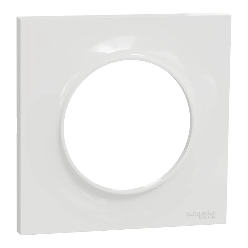 Odace Styl - plaque 1 poste blanc - S520702 Schneider Electric