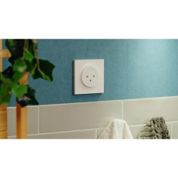 Odace Styl - plaque 1 poste blanc - S520702 Schneider Electric