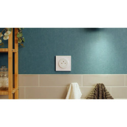 Odace Styl - plaque 1 poste blanc - S520702 Schneider Electric
