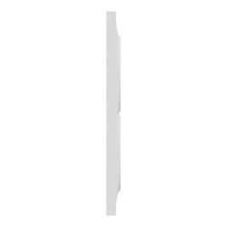 Odace Styl -  plaque 2 postes verticaux entraxe 57mm blanc - S520714 Schneider Electric