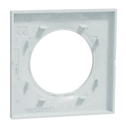 Odace Styl -  plaque 1 poste blanc recyclé - S510702 Schneider Electric
