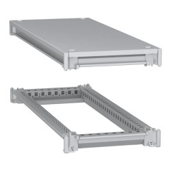 PanelSeT SFN Kit - cadre supérieur et inférieur - 300x800 mm (Hxl) - NSYSFNC38 Schneider Electric