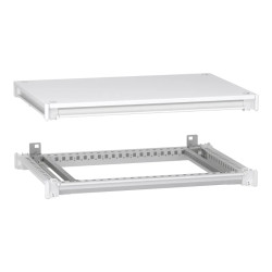 PrismaSeT HD - cadre supérieur et inférieur - 700x500 mm - blanc - NSYSFNC75ED Schneider Electric