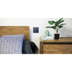 Odace Styl - plaque 1 poste bleu cobalt - S550702 Schneider Electric