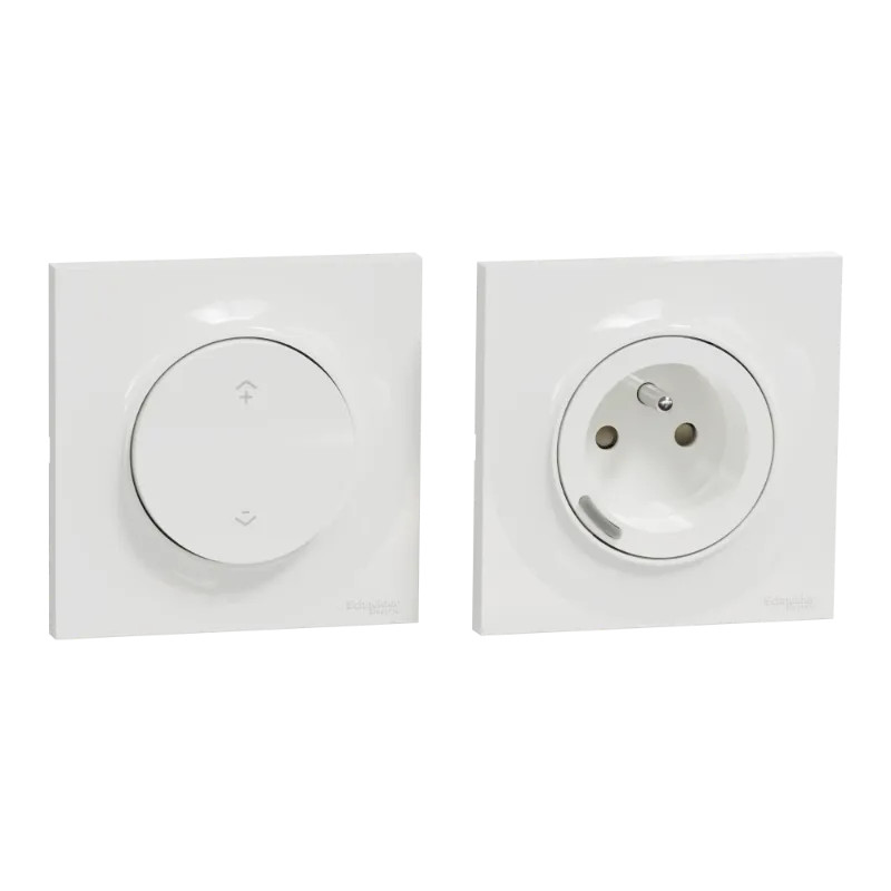 Wiser Odace - Kit commande sans fils et prise connectée zigbee 3.0 - S520559K Schneider Electric