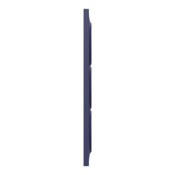 Odace Styl -  plaque 3 postes verticaux entraxe 57mm bleu cobalt - S550716 Schneider Electric