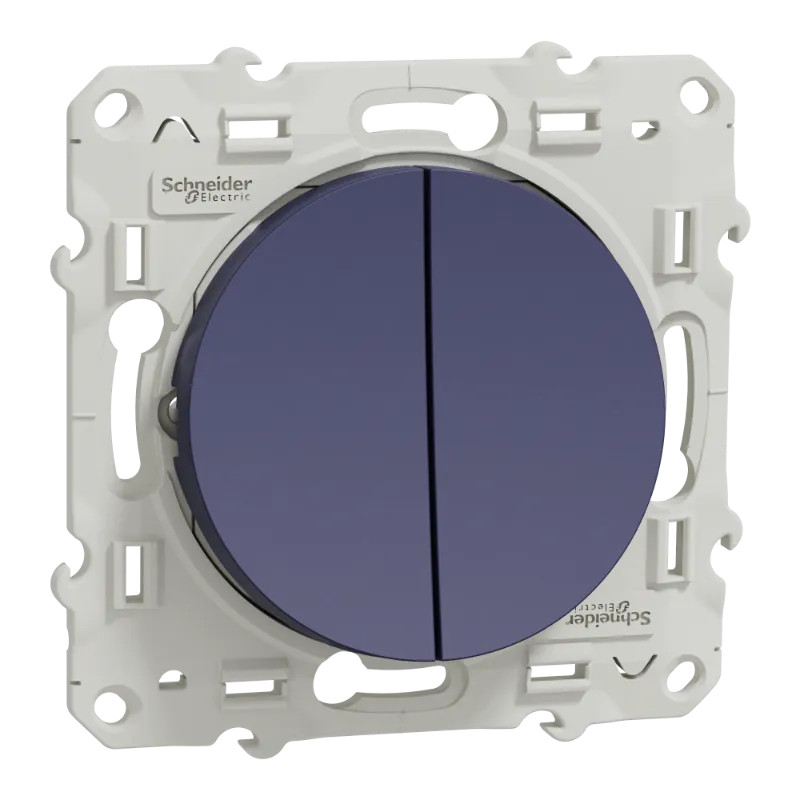 Odace - double va-et-vient - cobalt - S550214 Schneider Electric