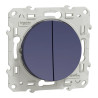 Odace - double va-et-vient - cobalt - S550214 Schneider Electric