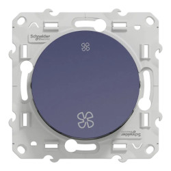 Odace - interrupteur VMC - sans position arrêt - cobalt - S550233 Schneider Electric