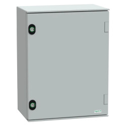 PanelSeT - Coffret polyester 430x330x200 - IP66 Ral 7035 - NSYPLM43G Schneider Electric