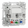 Wiser Odace - Prise 2P+T connectée - 16A  - zigbee - Anthracite - S540559 Schneider Electric