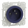 Odace - prise de courant 2P+T - cobalt - S550059 Schneider Electric