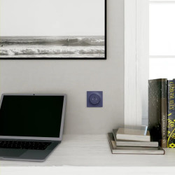 Odace - prise affleurante + USB C - 10,5W - cobalt - S550089 Schneider Electric