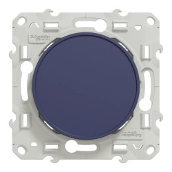 Odace - obturateur - cobalt - fixation par vis - S550666 Schneider Electric