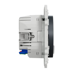 Wiser Odace - Prise 2P+T connectée - 16A  - zigbee - Anthracite - S540559 Schneider Electric