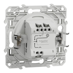 Odace - interrupteur VR 3 boutons montée/descente/stop  - Antibacterien - S500208 Schneider Electric