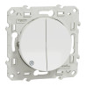 Odace - double va-et-vient - connexion rapide  - Antibacterien - S500214 Schneider Electric