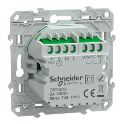 Wiser Odace - Thermostat connecté filaire - 2A - Blanc - S520619 Schneider Electric