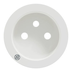 Odace - enjoliveur seul pour prise de courant 2P+T 16A - Antibacterien - S500659 Schneider Electric