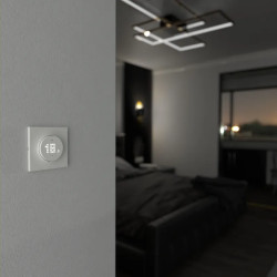 Wiser Odace - Thermostat connecté filaire - 2A - Blanc - S520619 Schneider Electric