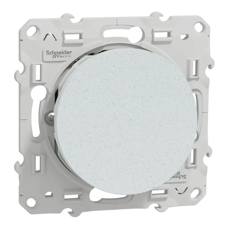Odace - poussoir - blanc Recyclé - 10A - S510206 Schneider Electric