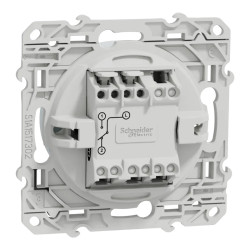 Odace - poussoir - blanc Recyclé - 10A - S510206 Schneider Electric