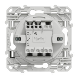 Odace - poussoir - blanc Recyclé - 10A - S510206 Schneider Electric