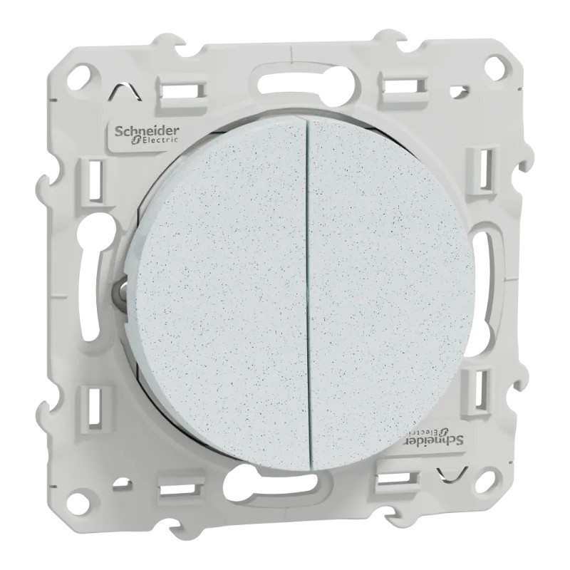 Odace - double va-et-vient - blanc Recyclé - S510214 Schneider Electric