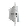 Odace - double va-et-vient - blanc Recyclé - S510214 Schneider Electric