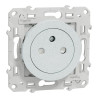 Prise 2P+T affleur blanc RECY - S510052 Schneider Electric
