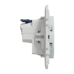 Prise 2P+T affleur blanc RECY - S510052 Schneider Electric