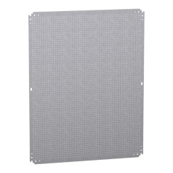 PanelSeT - châssis microperf. - acier galva. - coffret H:1000xL:800mm - NSYMF108 Schneider Electric