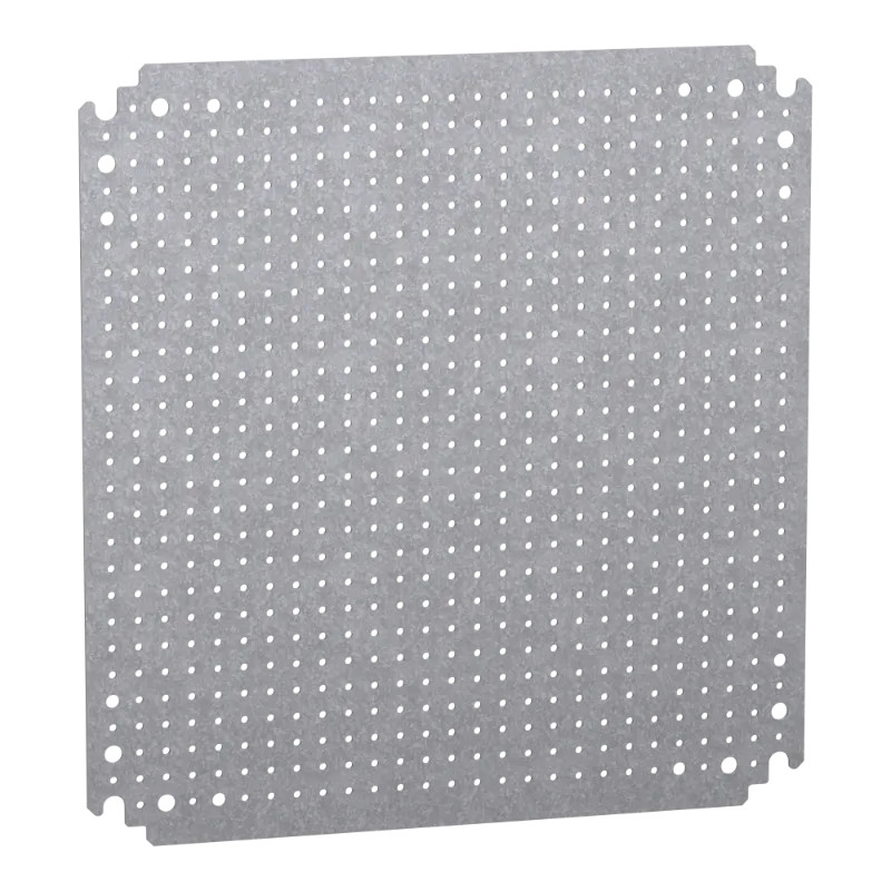 PanelSeT - châssis microperf. - acier galva. - coffret H:400xL:400mm - NSYMF44 Schneider Electric
