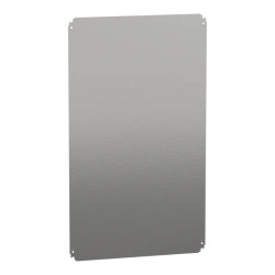 PanelSeT - châssis plein - acier galva. - pour coffret H:1000xL:600mm - NSYMM106 Schneider Electric