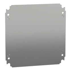 PanelSeT - châssis plein - acier galva. - pour coffret H:300xL:300mm - NSYMM33 Schneider Electric