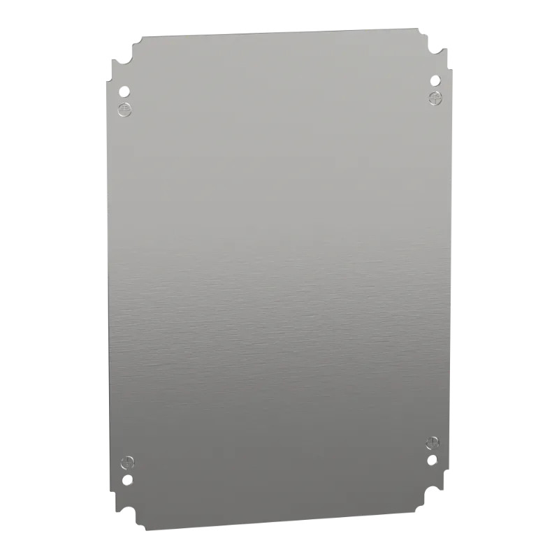 PanelSeT - châssis plein - acier galva. - pour coffret H:400xL:300mm - NSYMM43 Schneider Electric