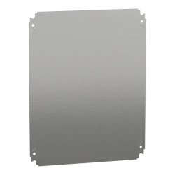PanelSeT - châssis plein - acier galva. - pour coffret H:500xL:400mm - NSYMM54 Schneider Electric