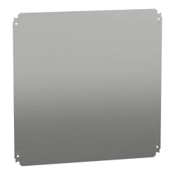 PanelSeT - châssis plein - acier galva. - pour coffret H:600xL:600mm - NSYMM66 Schneider Electric