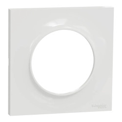 Odace Styl -  lot de 100 plaques 1 poste S520702 blanc - S523702P Schneider Electric