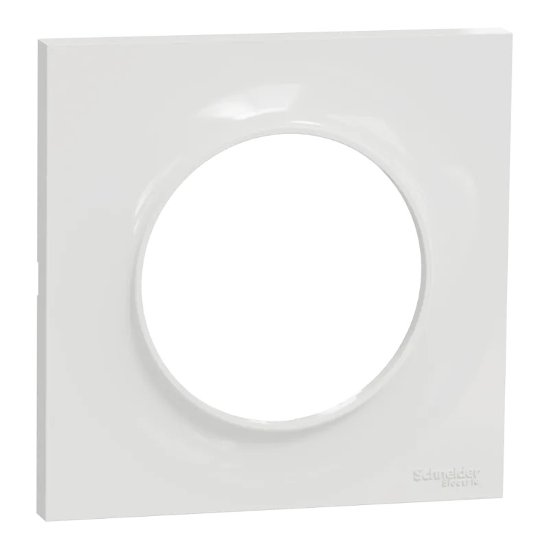 Odace Styl -  lot de 100 plaques 1 poste S520702 blanc - S523702P Schneider Electric