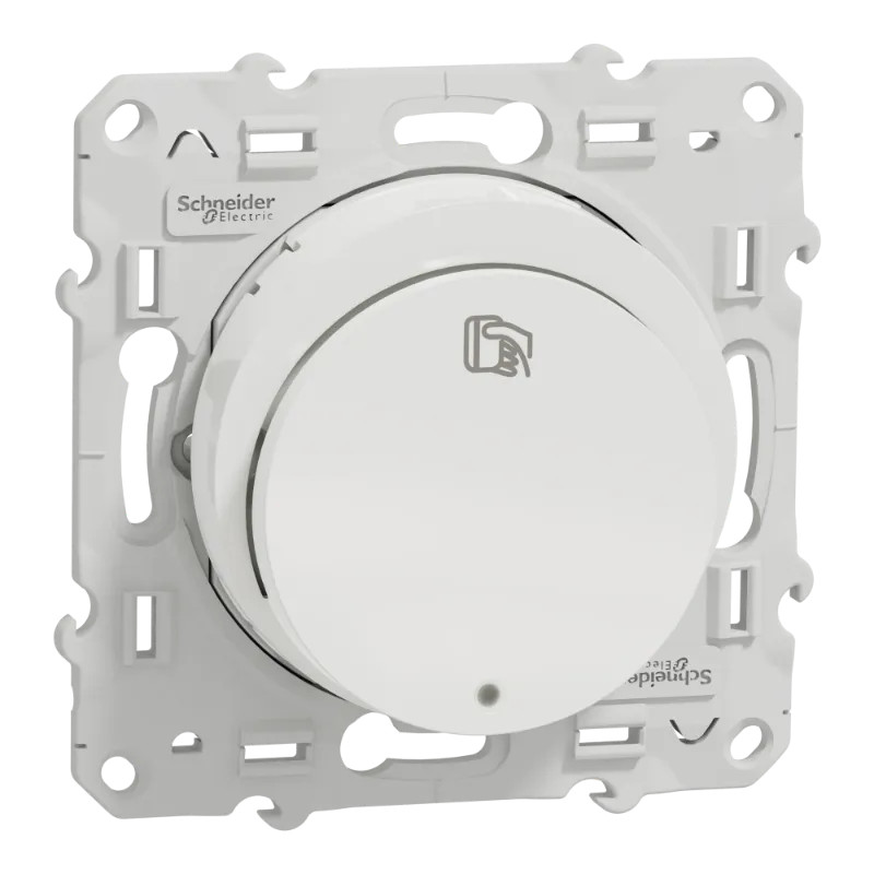 Odace - interrupteur à carte - blanc - 10A - LED localisation inclus - S520283 Schneider Electric
