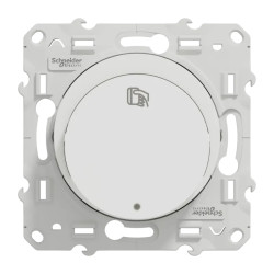 Odace - interrupteur à carte - blanc - 10A - LED localisation inclus - S520283 Schneider Electric