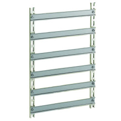 PanelSeT - châssis DIN symétrique - H800xL600mm - 6 rails profilés - NSYMD86 Schneider Electric