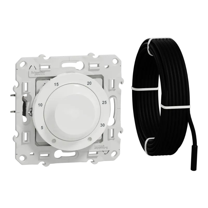 ODACE THERMOSTAT SOL BLC - S520507 Schneider Electric